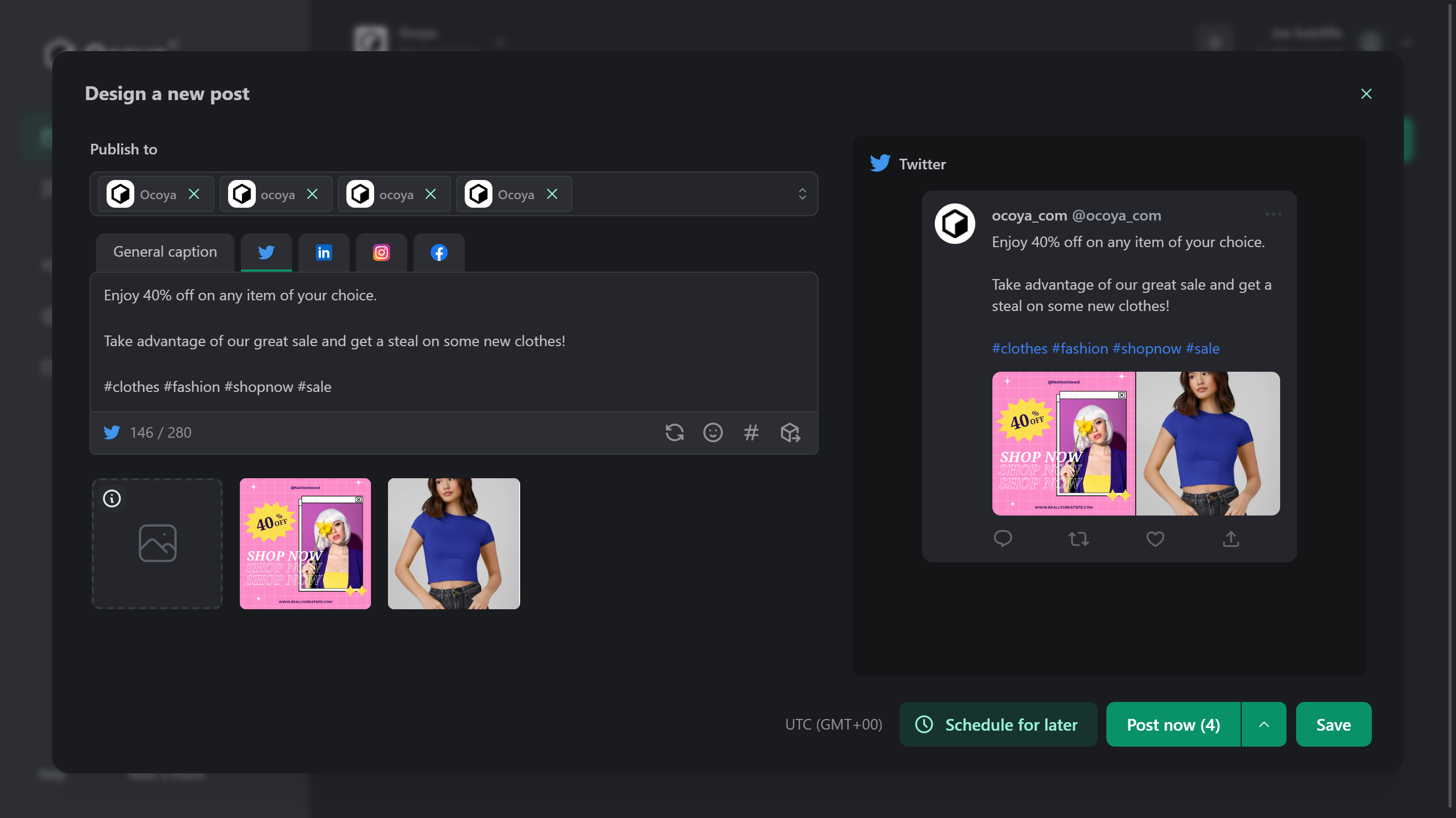 Produce variations for socials with Ocoya v3.0