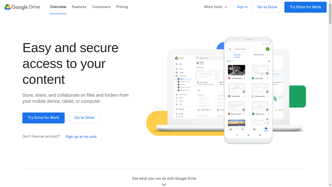Google Drive Ocoya integration