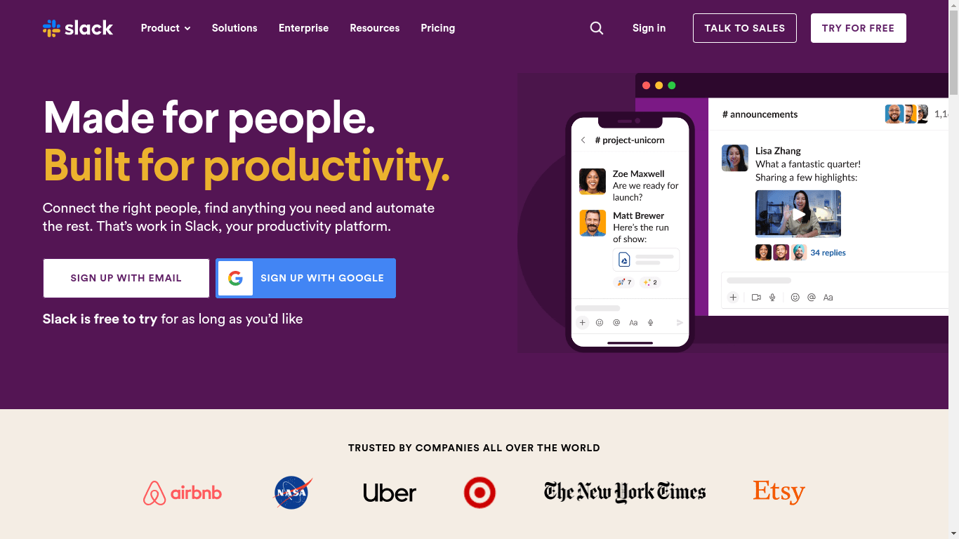 Slack Ocoya integration
