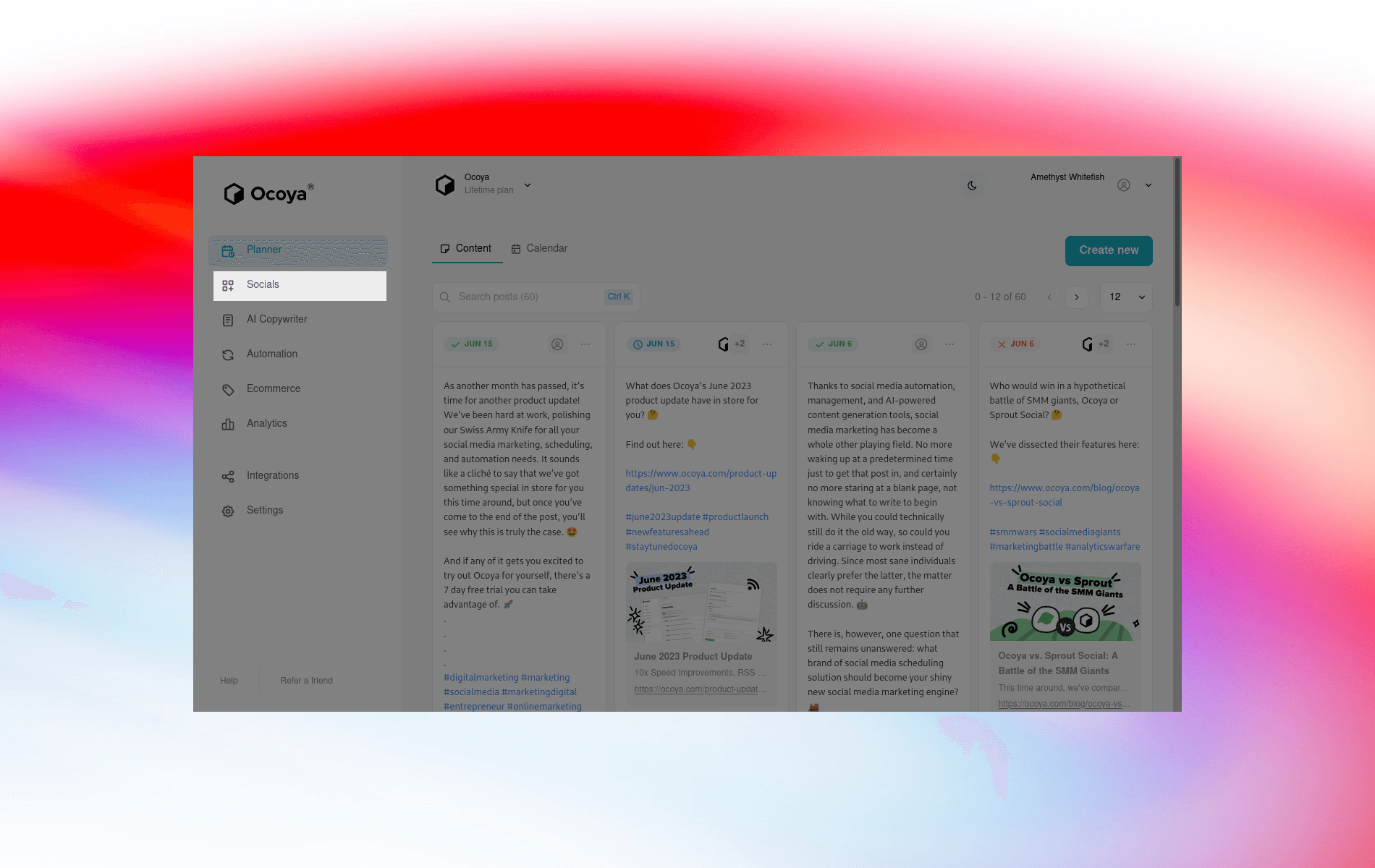 Integrate Facebook with Ocya